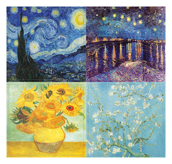 Creanoso Van Gogh Famous Paintings Decor Stickers Ã¢â‚¬â€œ Artistic Inspiring Wall Stickers