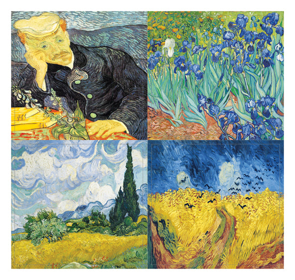 Creanoso Van Gogh Famous Paintings Decor Stickers Ã¢â‚¬â€œ Artistic Inspiring Wall Stickers