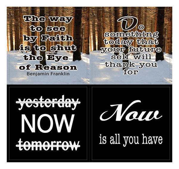 Creanoso Wisdom Stickers (10-Sheet) Ã¢â‚¬â€œ Assorted Stickers Gift Ideas for Men Women Teens