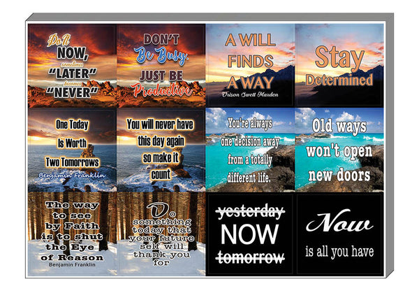 Creanoso Wisdom Stickers (10-Sheet) Ã¢â‚¬â€œ Assorted Stickers Gift Ideas for Men Women Teens