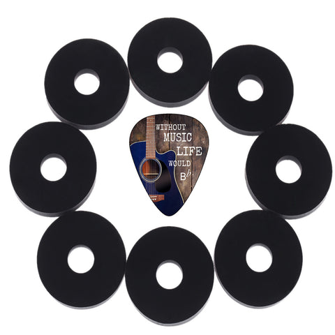 Creanoso Guitar Strap Locks Black (4 Pairs) - Premium Guitar Savers