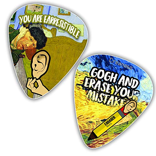 Creanoso Obsessed with Van Gogh Guitar Picks (12-Pack) - Best Gifts for Guitarist, Musicians