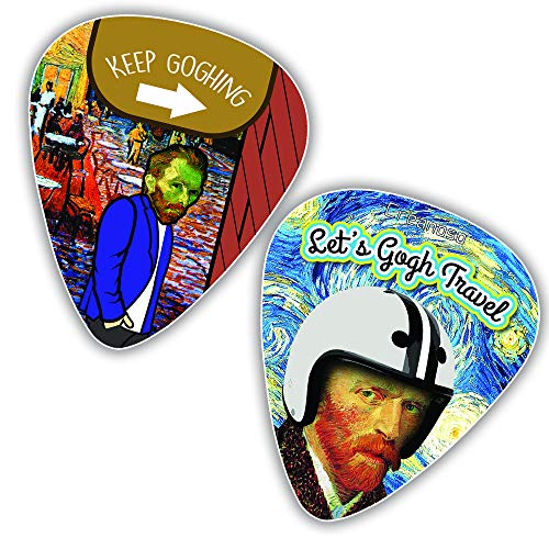 Creanoso Obsessed with Van Gogh Guitar Picks (12-Pack) - Best Gifts for Guitarist, Musicians