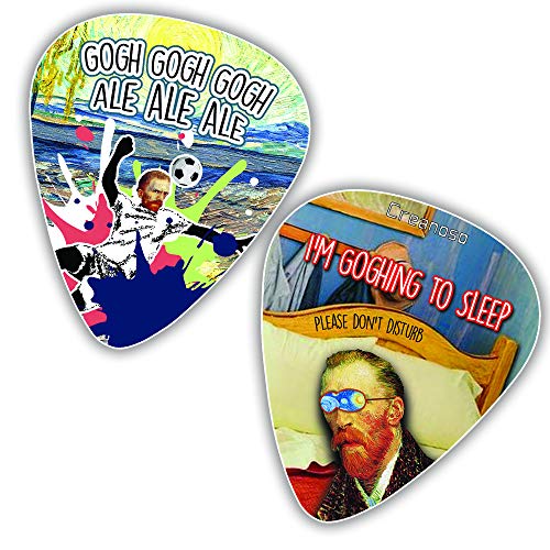 Creanoso Obsessed with Van Gogh Guitar Picks (12-Pack) - Best Gifts for Guitarist, Musicians